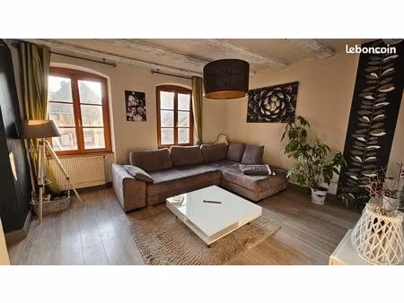 appartement de charme 66 m² meublé - hyper-centre ribeauvillé