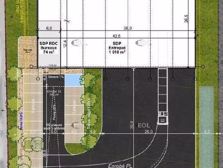 local d'activités à vendre