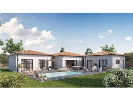 terrain avec maison neuve à vendre