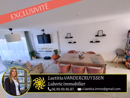 a vendre maison 3 faces 100 m2 avec piscine villedaigne 2400