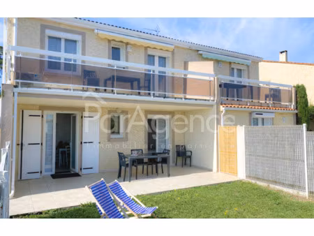 appartement 2 pp terrasse et jardin. plage du platin.