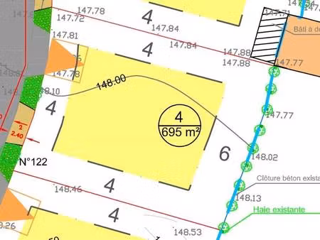 terrain constructible à vendre