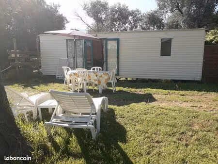 mobil home chez particulier à louer au mois