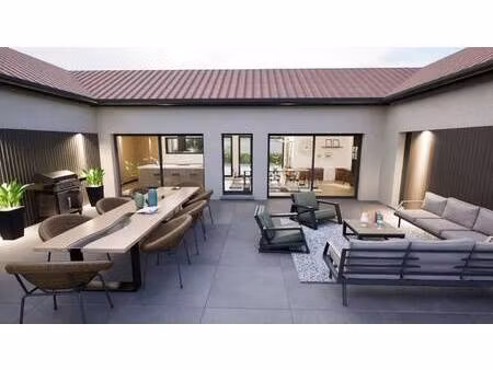 terrain avec maison neuve à vendre