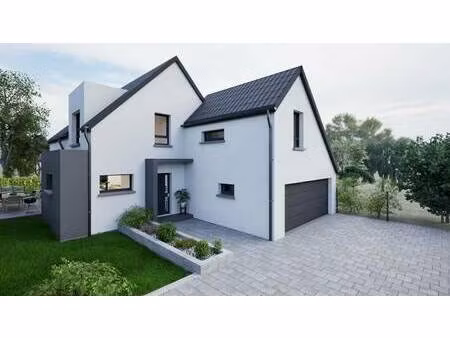 terrain avec maison neuve à vendre