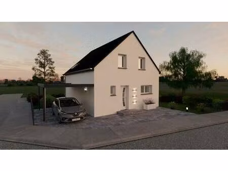 terrain avec maison neuve à vendre