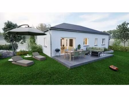 terrain avec maison neuve à vendre