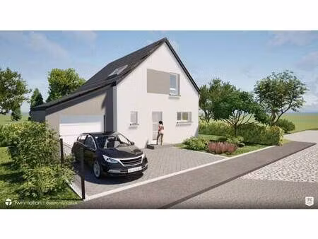 terrain avec maison neuve à vendre