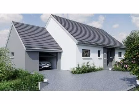 terrain avec maison neuve à vendre