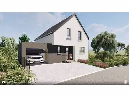 terrain avec maison neuve à vendre