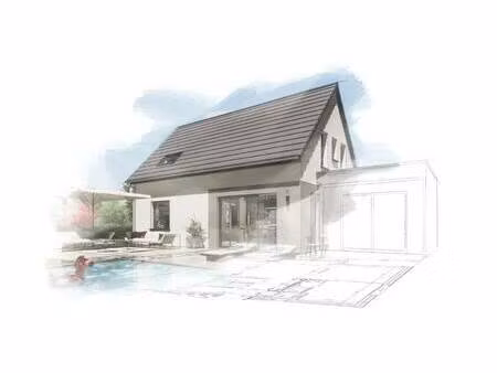 terrain avec maison neuve à vendre