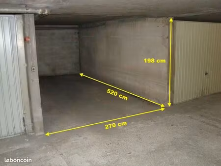 garage / box de 14 m² en sous-sol