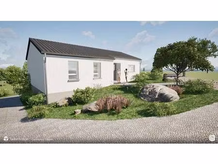 terrain avec maison neuve à vendre