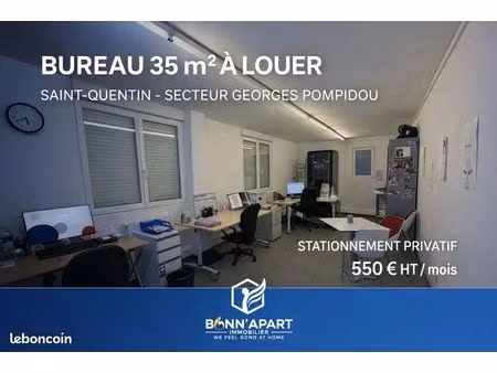 bureaux 35 m² saint quentin