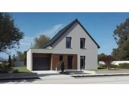 terrain avec maison neuve à vendre