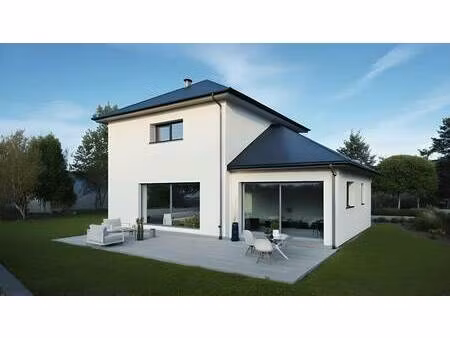 terrain avec maison neuve à vendre