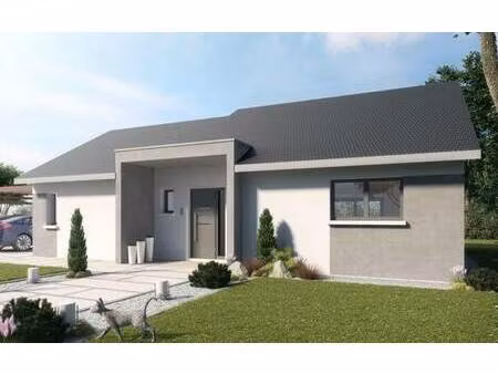 terrain avec maison neuve à vendre