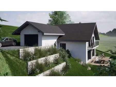 terrain avec maison neuve à vendre