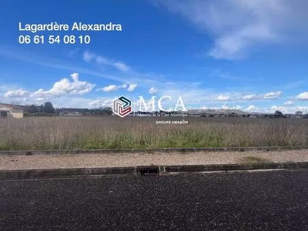 terrain constructible viabilisé à vendre