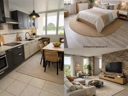 grand f5 lumineux proche gare