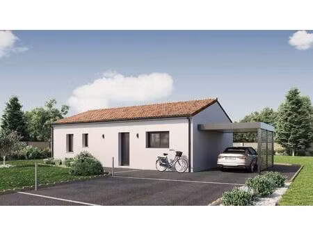 terrain avec maison neuve à vendre