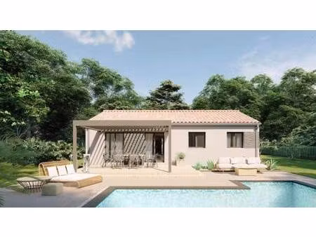 terrain avec maison neuve à vendre