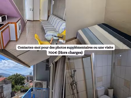 f2 meublé et climatisé – 5 min centre-ville fort-de-france