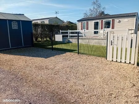 mobil-home et terrain
