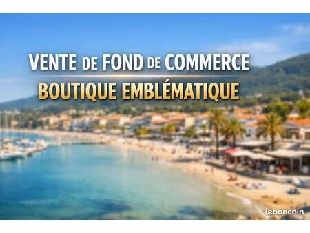fonds de commerce – boutique emblématique aux lecques