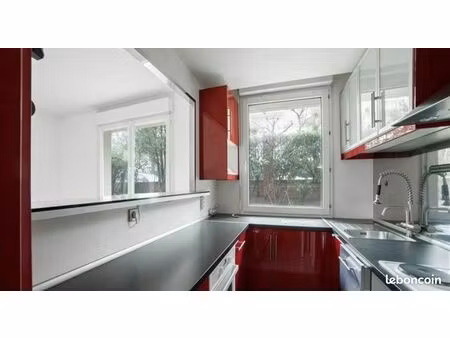 f2 gare ermont eaubonne avec jardin