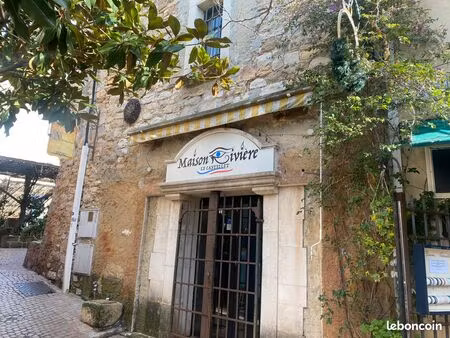 droit au bail – centre village le castellet – local commercial + duplex – 48 000