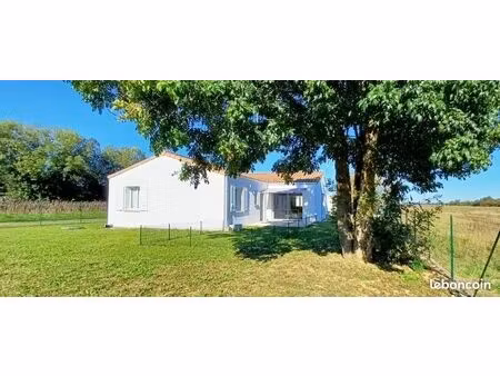 superbe maison 97 m² de 2018 avec garage sur 826m²