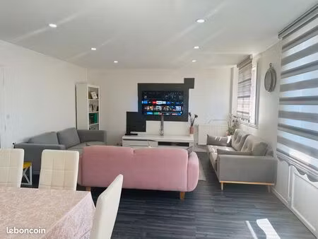 appartement rénové 80m2 garage cave