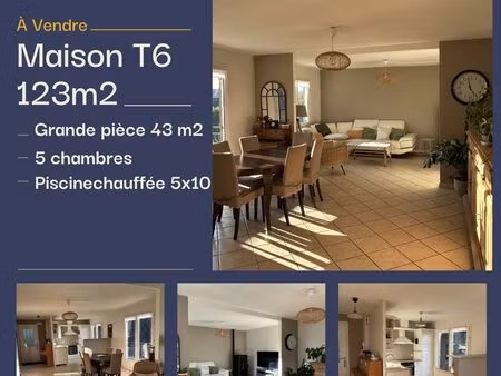 maison familiale 6 pièces 122m2 belleneuve