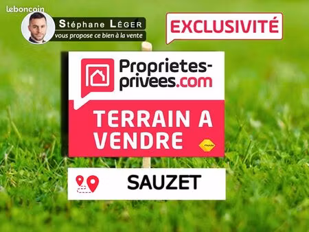 terrain 1 170 m² sauzet