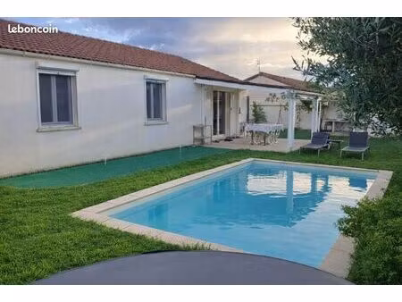 maison plain-pied 100 m²  piscine  sans vis-à-vis – saint-rambert-d’albon