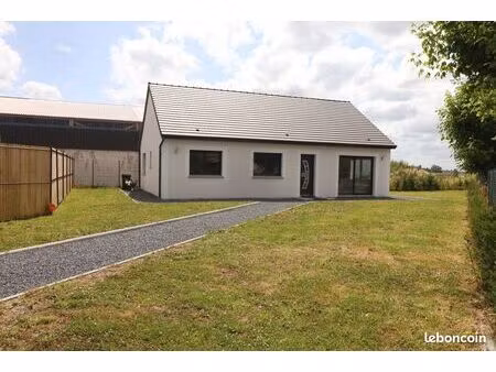 maison récente 2024 – 3 chambres – jardin 600 m²