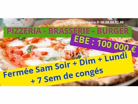 brasserie  pizzeria 100 m² louviers