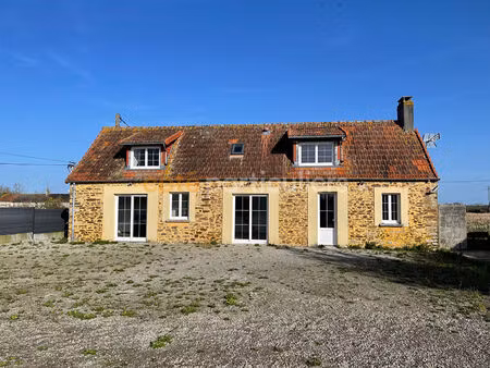 maison en pierres avec vie de plain pied - saint marcouf 82m2