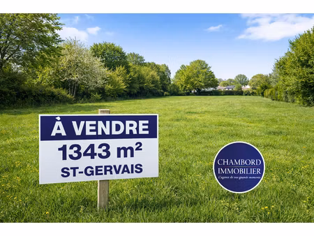terrain constructible1348 m² à saint-gervais-la-forêt