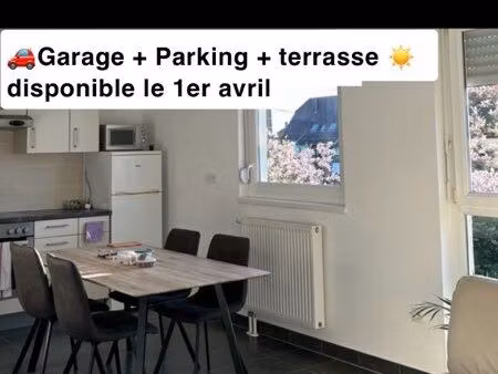 appartement meublé à louer - entzheim