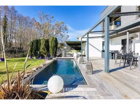 maison contemporaine à ossature bois à escalquens