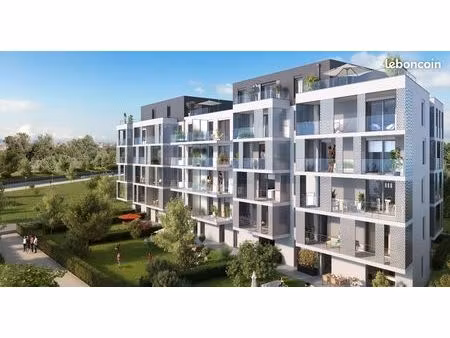 bischheim – 3 pièces en résidence récente avec balcons et parking