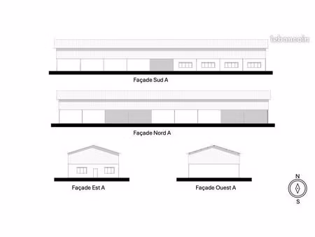 local d'activité à louer parc d'activité du bouges