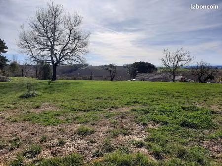 terrain viabilisé 1 000m2 proche samatan