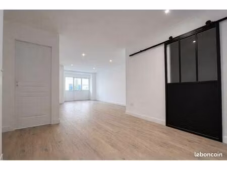 t2 50 m2 lumineux rénové - plein centre - extérieur