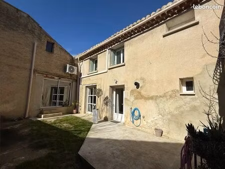 maison rénovée 87 m² + bâti 127 m² - cour intérieure
