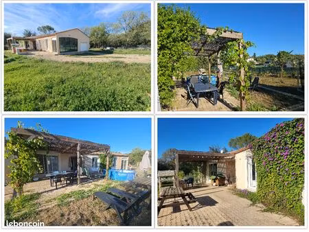 maison 120m2 sur terrain 1800m2