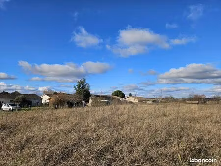 terrain 750 m² saint pierre de mons