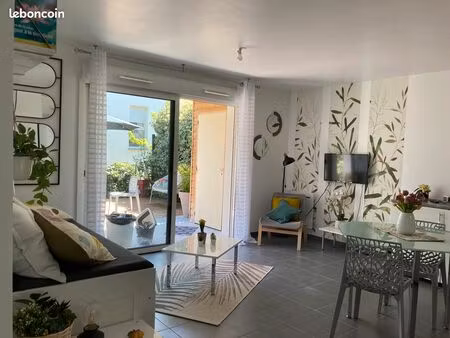 2 pieces avec jardin privatif ondres